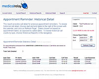 MedicalRelay- Historical Detail Report